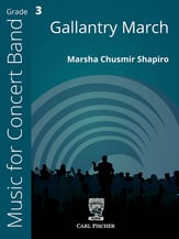 Gallantry March Concert Band sheet music cover